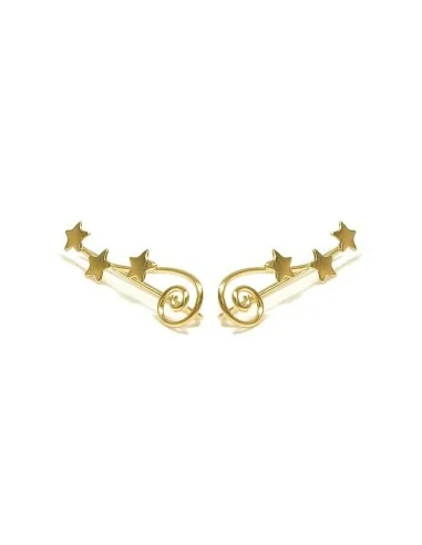 🌟Pendientes Enredadera Goue Sterre Dorado: Estilo Celestial