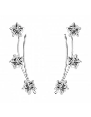 🌟Pendientes Trepadores de Plata Eayila: Estrellas Elegantes